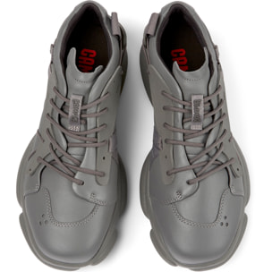 Zapatillas - CAMPER Karst - Gris - Cuero liso