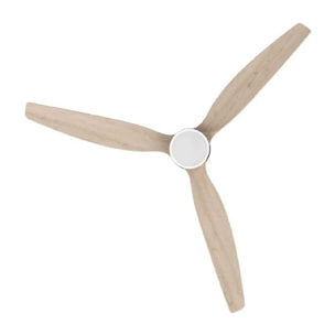 Cecotec Ventilateur de plafond avec Energysilence Aero 5300 White & Wood Design.