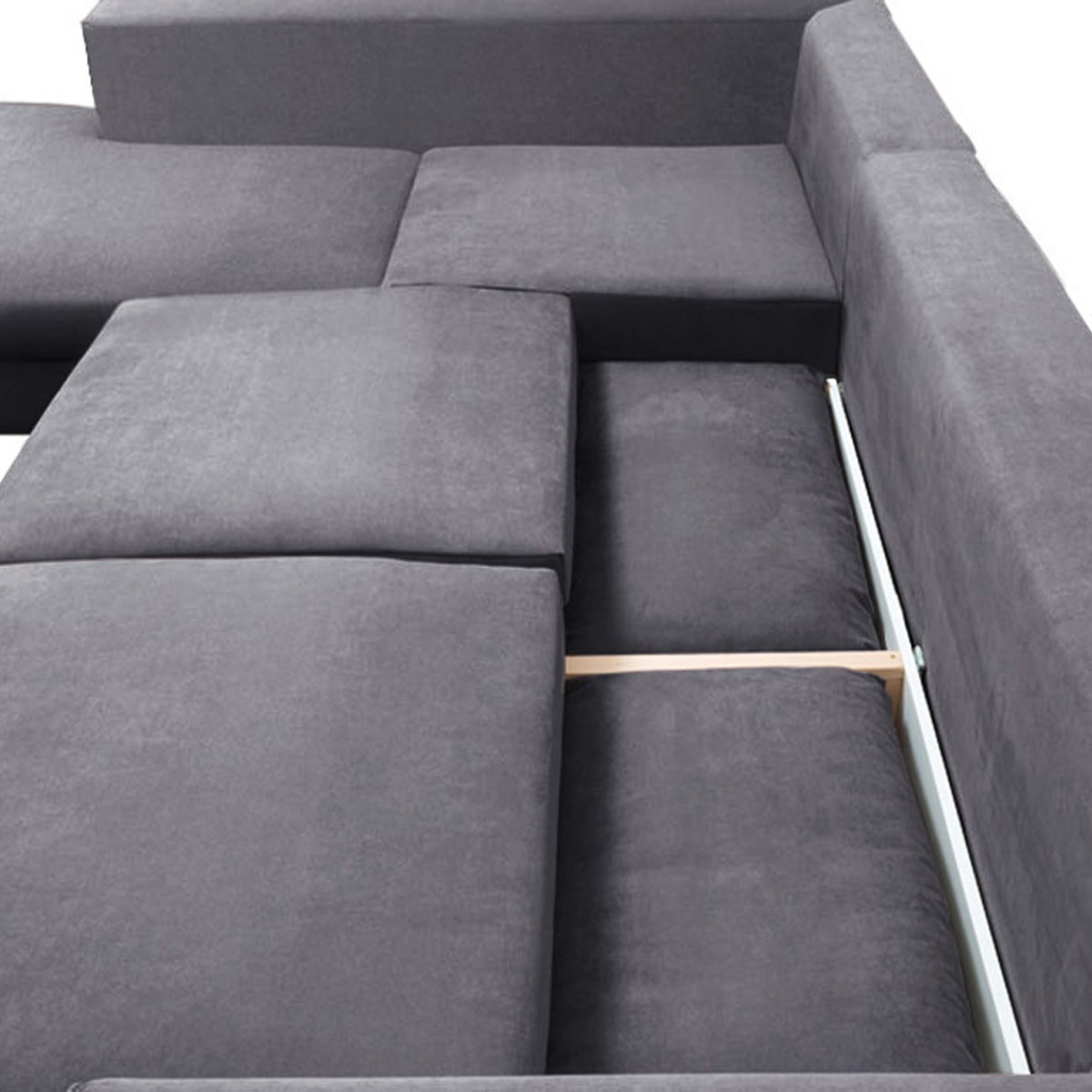 Canapé Velours Angle Gauche Fiesole 3 Places