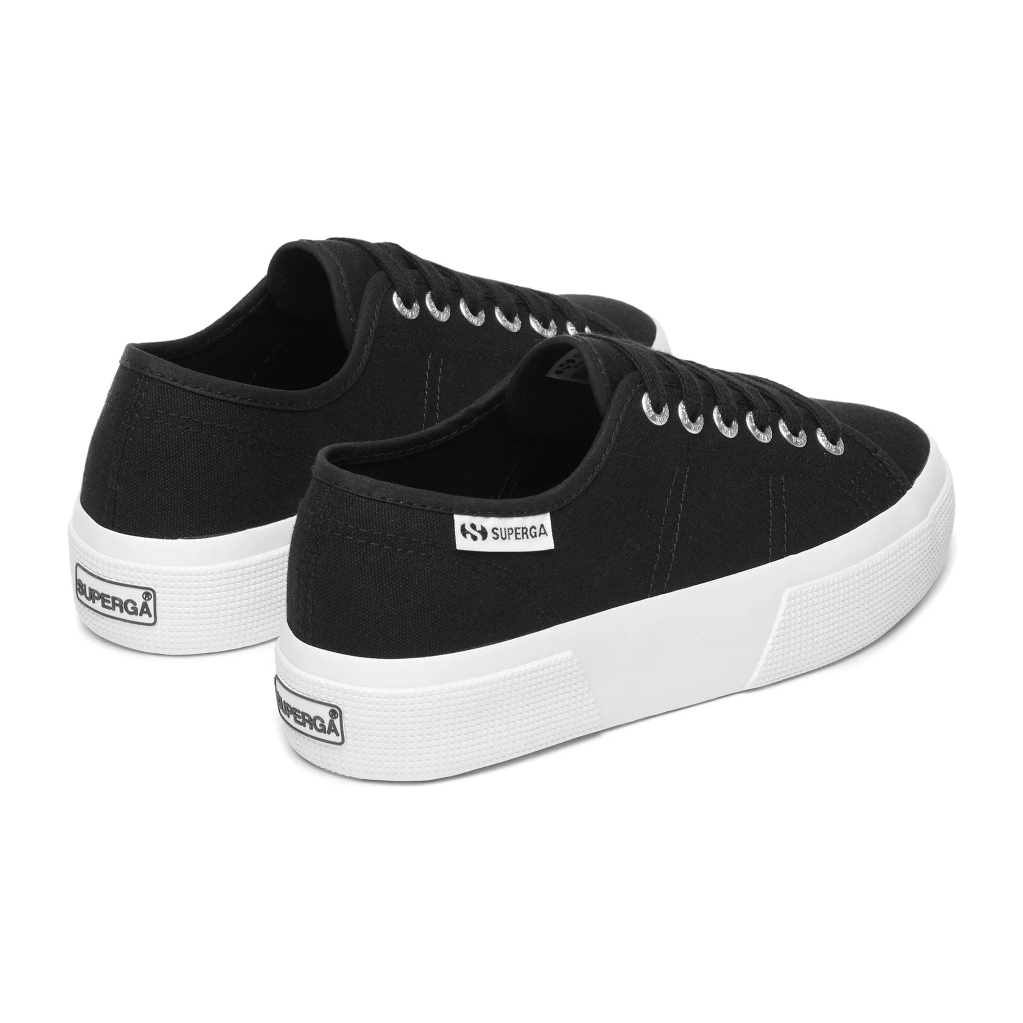 Superga - Zapatos de mujer Mujer Negro - 3740 PLATFORM LEGGERA