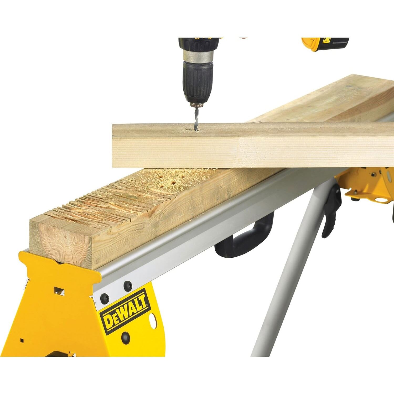 Piètement multi-usage compacte et léger pour scies à onglets - Capacité de charge de 454 kg - DEWALT - DE7035-XJ