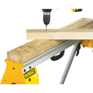 Piètement multi-usage compacte et léger pour scies à onglets - Capacité de charge de 454 kg - DEWALT - DE7035-XJ