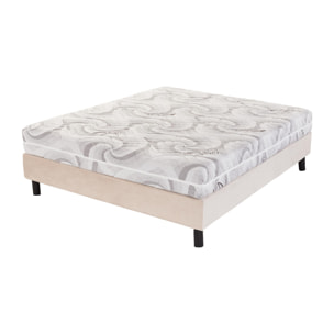 Materasso Memory Soft 3 Strati in Aloe Silver Sfoderabile 90x190x23