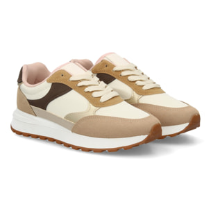 Zapatilla casual multicolor con plataforma