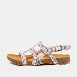 Sandalias 1138S SNAKE WHITE/ I BREATHE color White