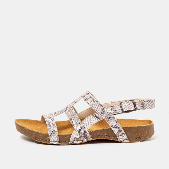 Sandalias 1138S SNAKE WHITE/ I BREATHE color White