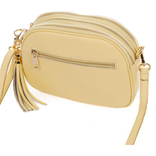 Aliminusa bolso bandolera Mujer. Piel auténtica Dollaro.
