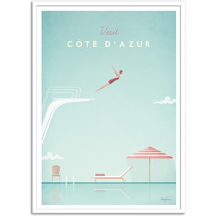 Affiche - Visit Cote d'Azur - Henry Rivers