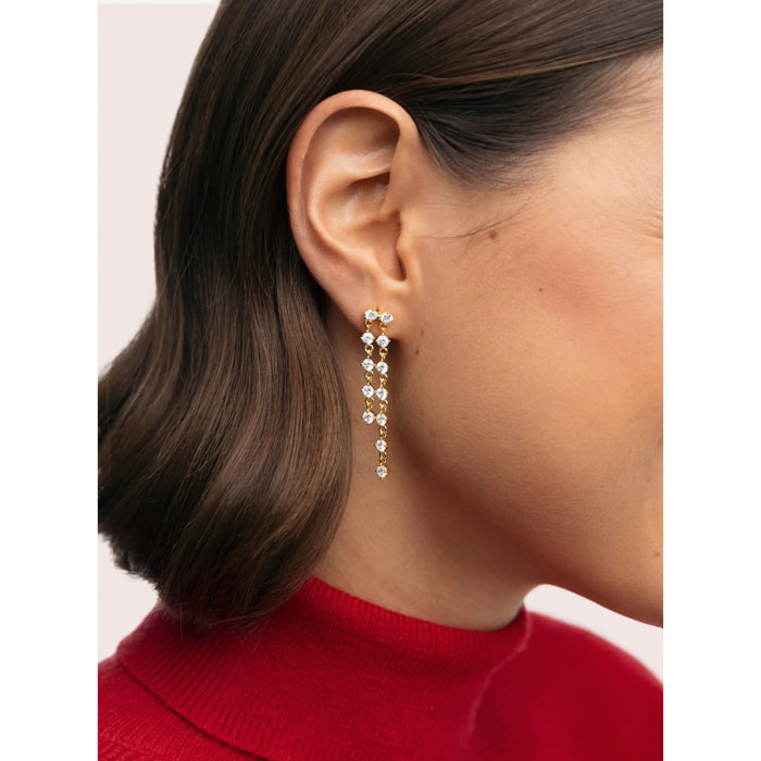 Pendientes Long Scarlett Baño Oro