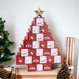 Albero nat. cal. avvento - Pezzi 1 - BIANCO - Bianchi Dino SpA