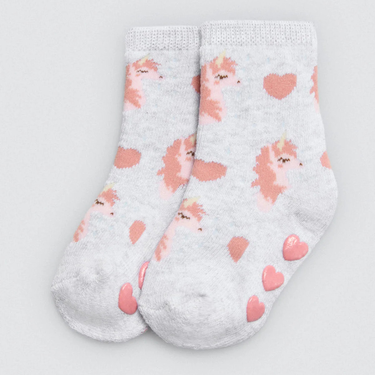 Confezione da 4 calzini termici antiscivolo per neonato