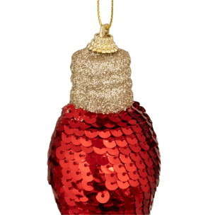 SDN PLF SEQUIN AMPOULE RG 10CM