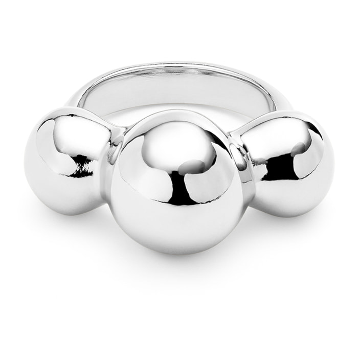 Anillo SER INTRÉPIDA PLATEADO 12