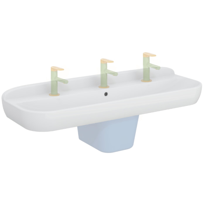 Lavabo pour enfant Sento Kids 125 cm avec trop-plein