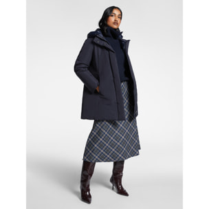 Elena Mirò - Parka de nailon reps impermeable - Azul