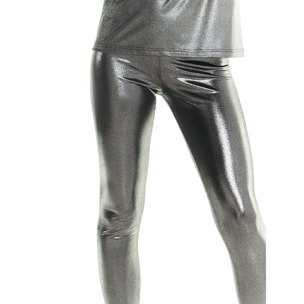 Legging Leone de lúrex para mujer Greyss