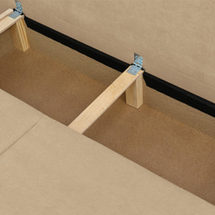 Canapé convertible 3 places en tissu chenille - LARIA