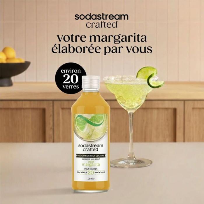 Concentré SODASTREAM mixer saveur Margarita sans alcool 330mL