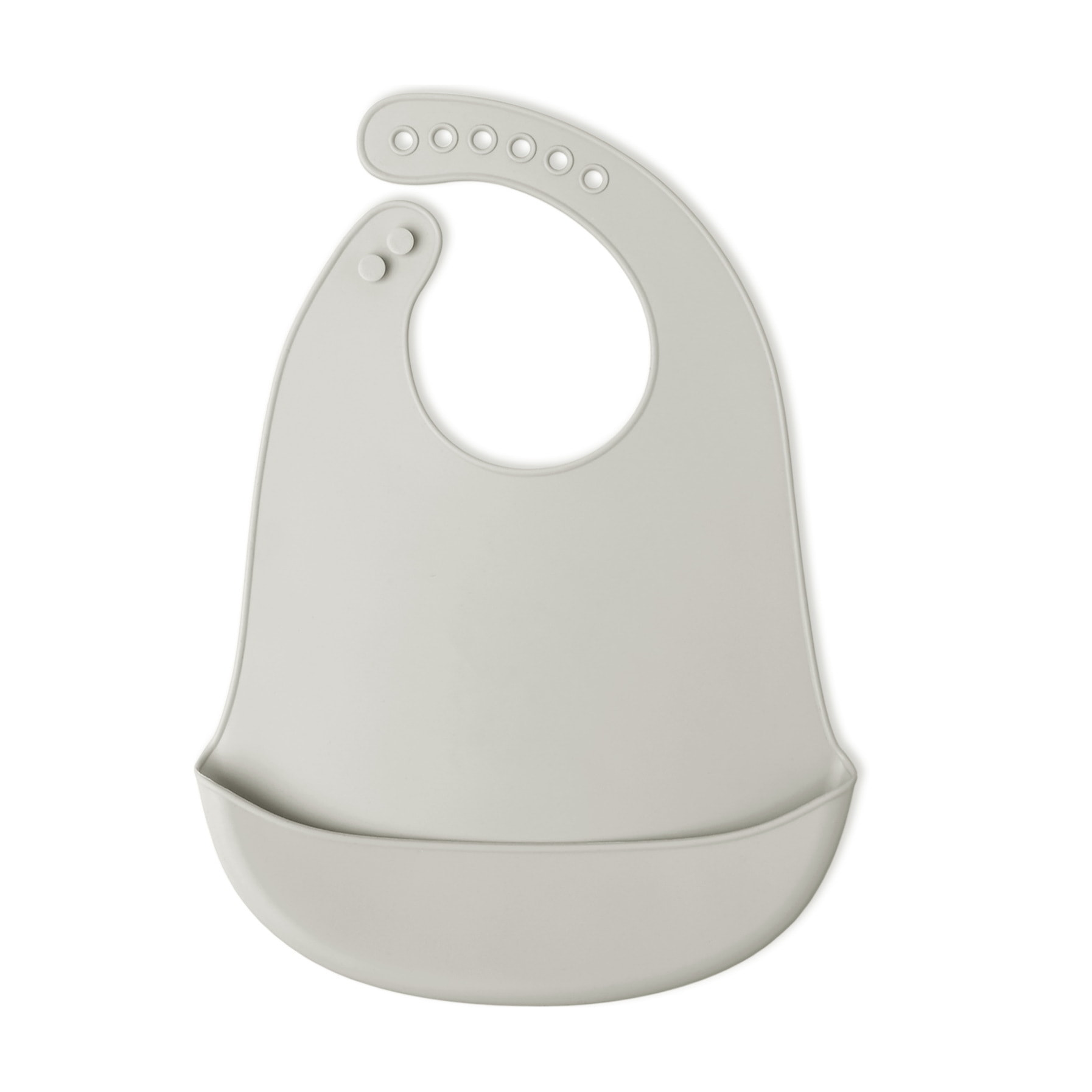 BABERO BLANDITO SILICONA GRIS
