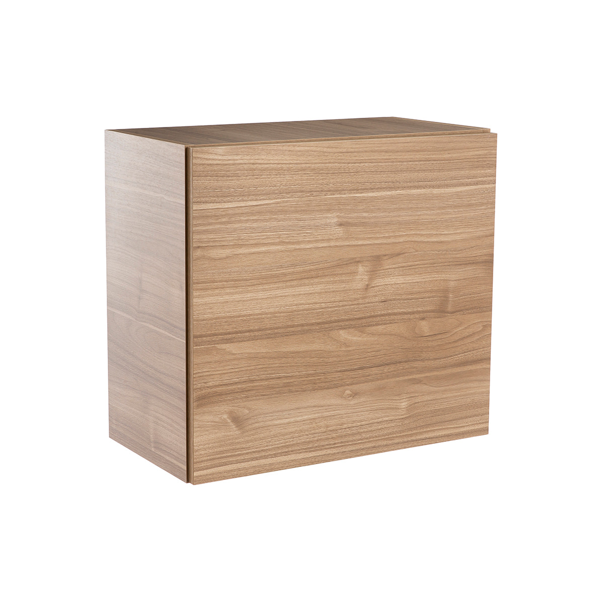 Rangement mural fermé carré finition bois clair L55 cm ETERNEL