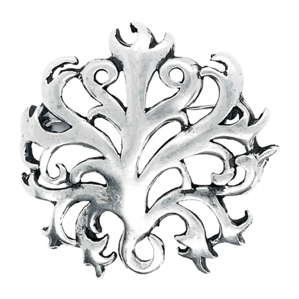 Broche Drago en plata chapado 5cm