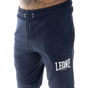 Tuta da uomo in cotone non garzato con colletto e zip Leone HJ