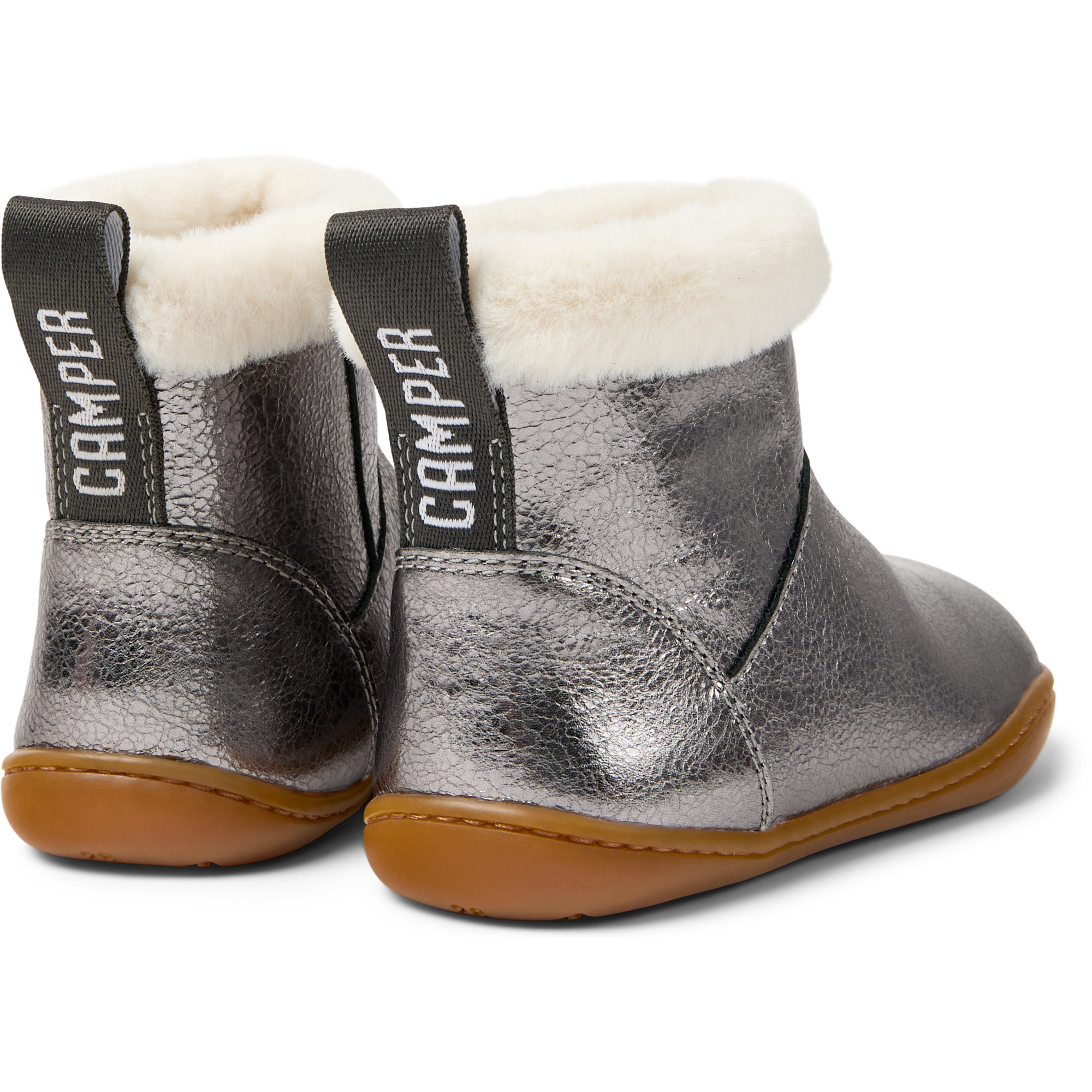 Botines - CAMPER Peu Cami - Gris - Cuero liso