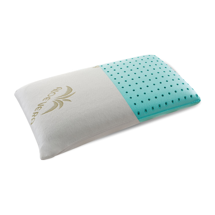 Kit da 4 pz - GUANCIALE ECO MEMORY ARROTOLATO 70x40x13 cm