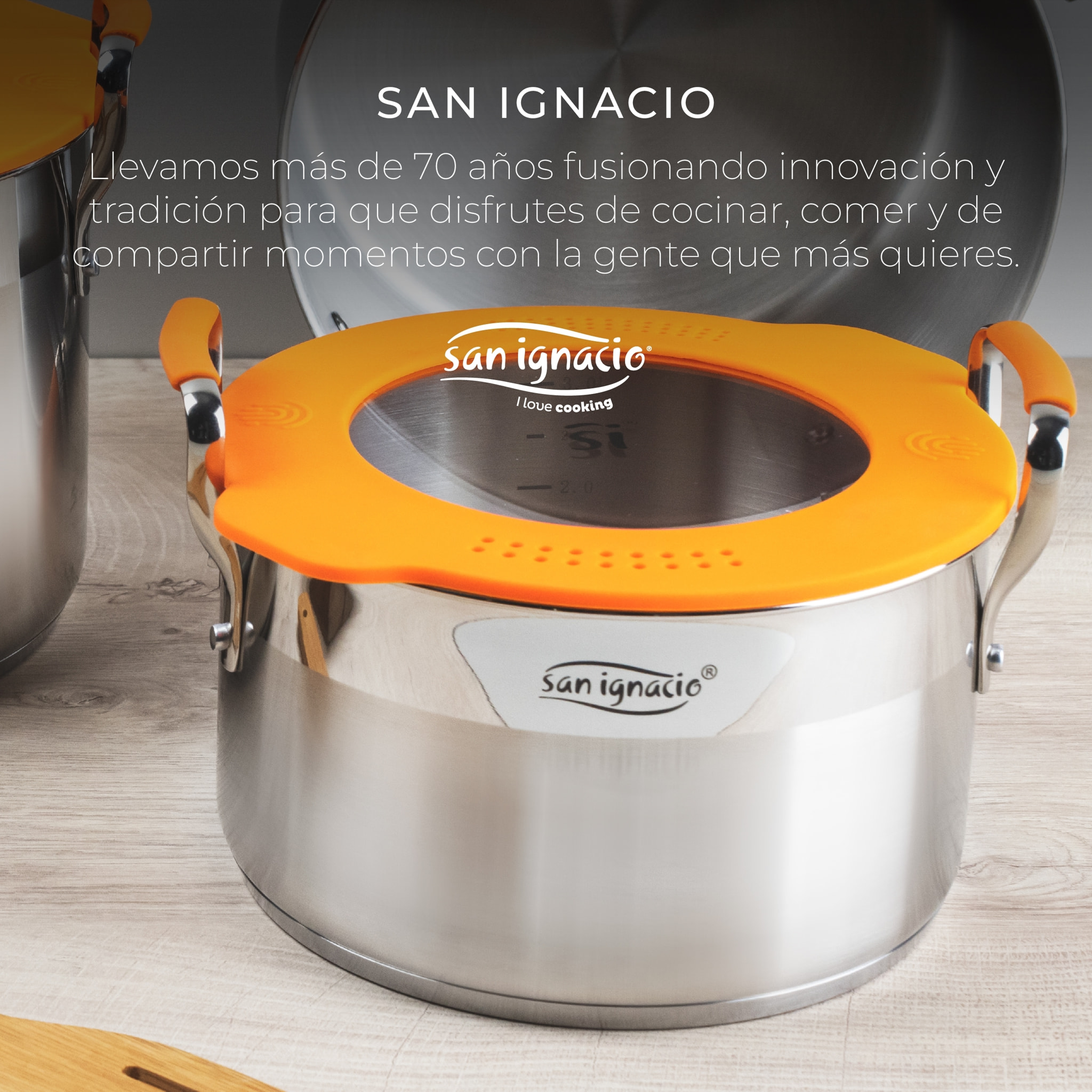 Olla con tapa colección compact San Ignacio