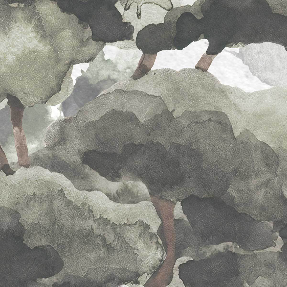 Papier peint panoramique L'ours et l' arbre mystérieux  Intissé