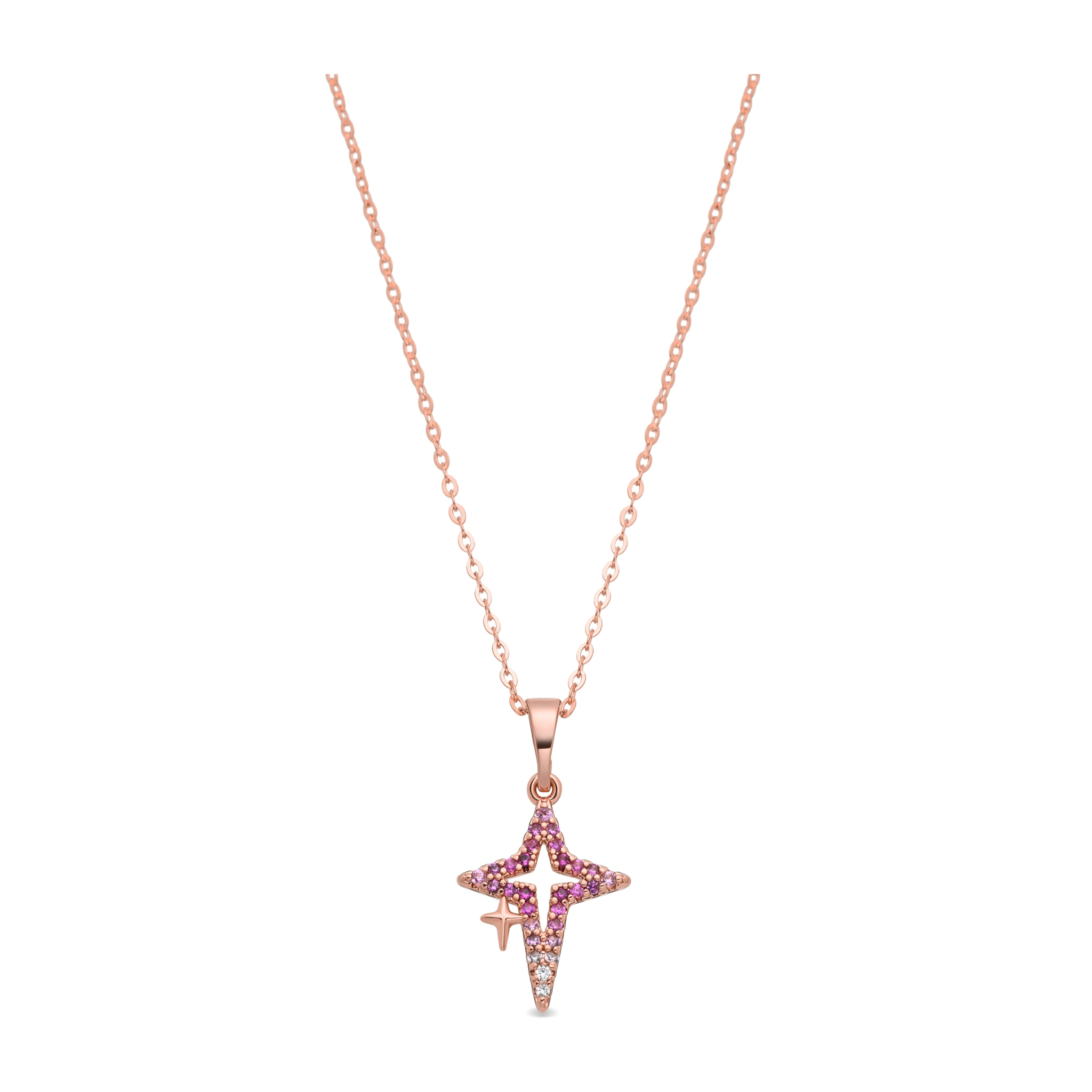 Collar Kailial acabado oro rosa 18k