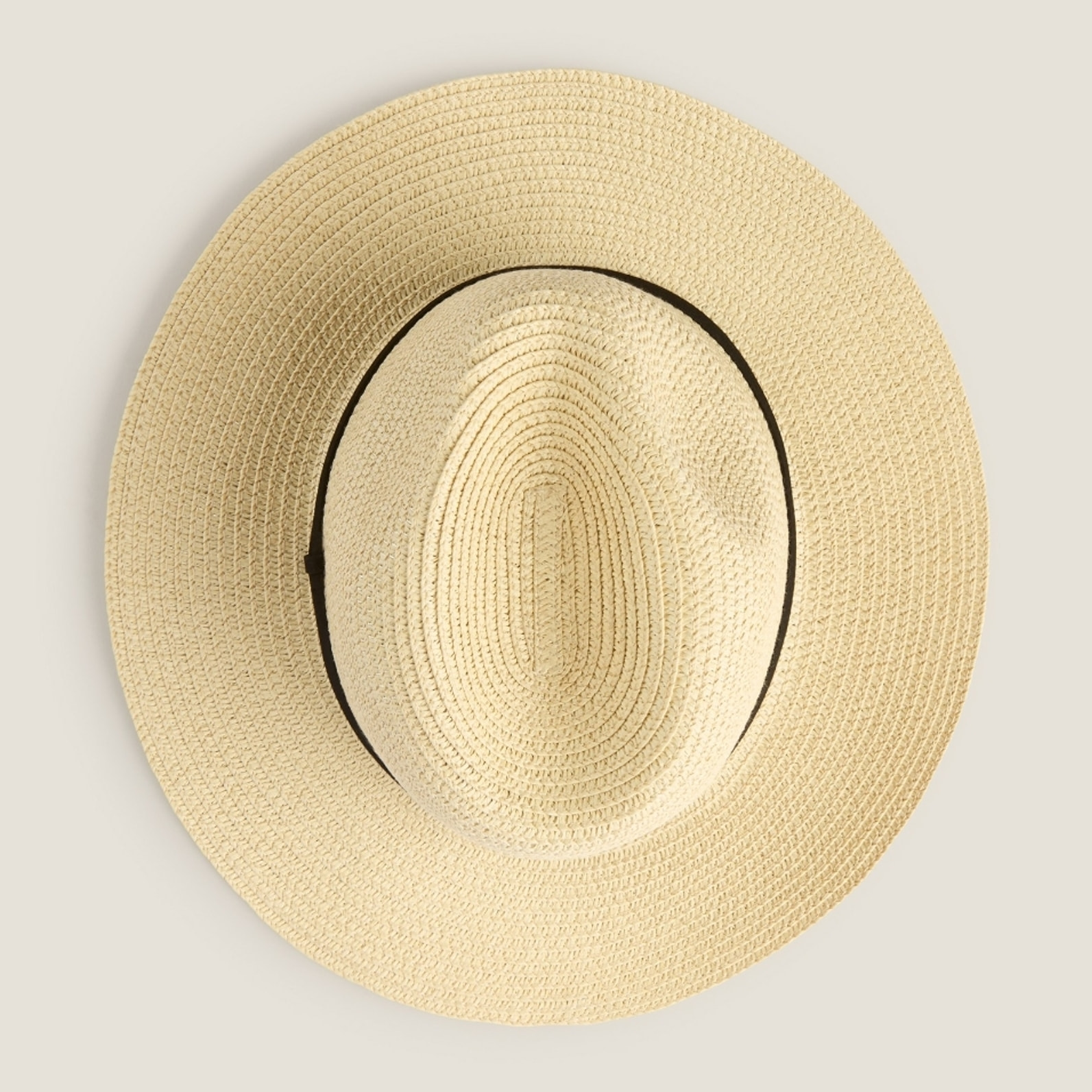 Sombrero playa natural Mika color marfil crudo