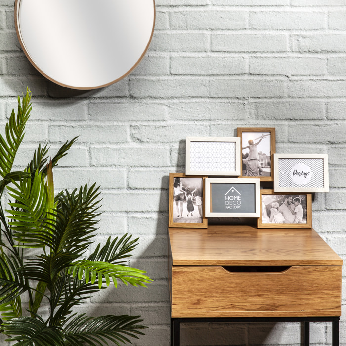 Pele-mele 6 Vues Bois Et Blanc