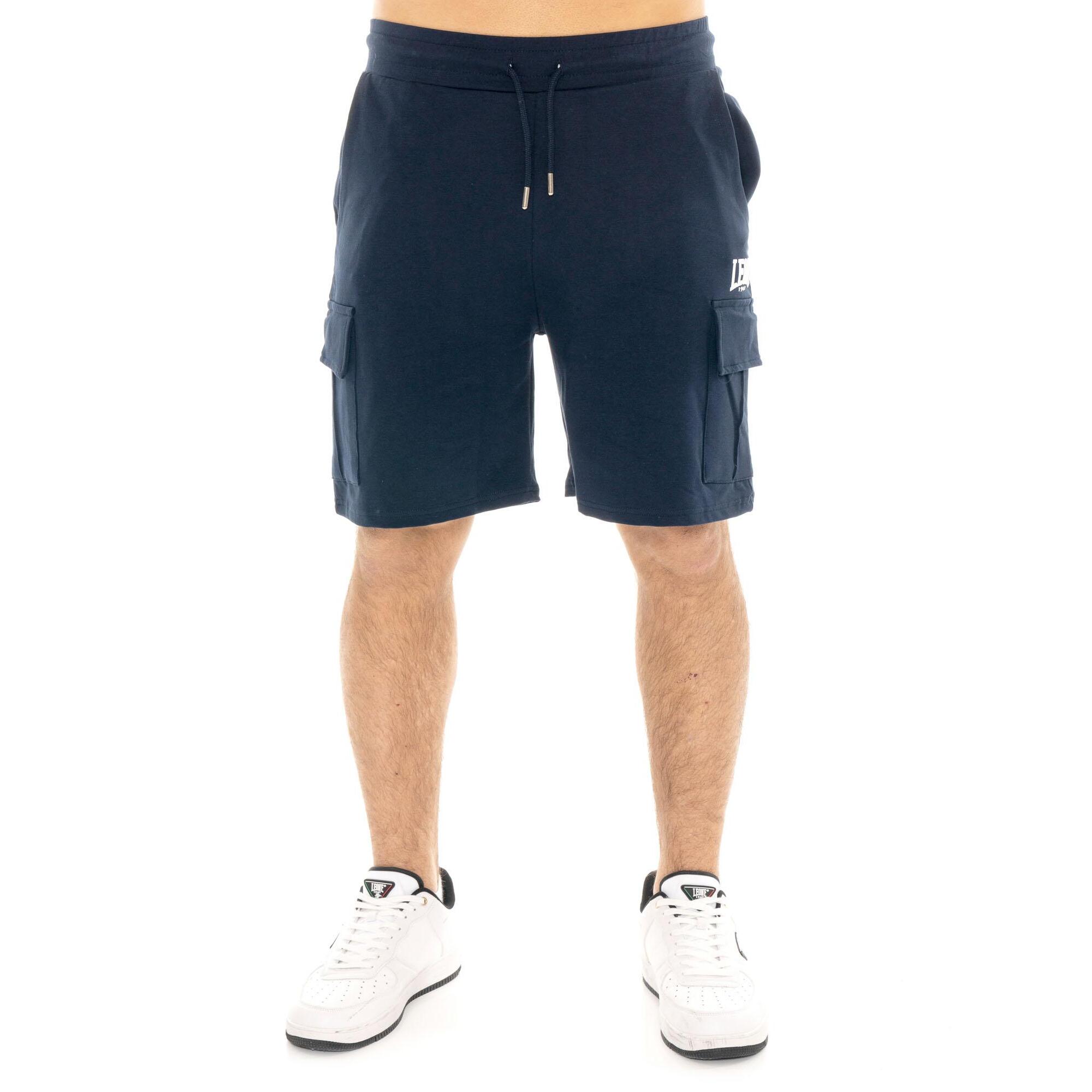 Bermuda cargo da uomo con logo piccolo