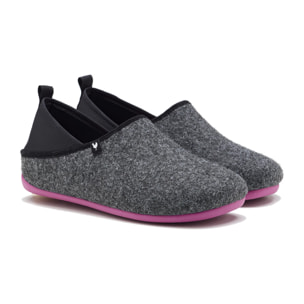 Zapatillas De Casa Lanna Dual Fit Woman Morado & Grafito