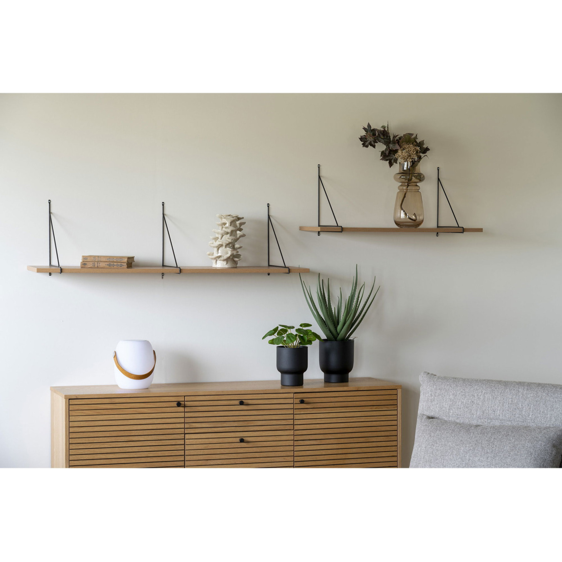 Lampada LED Cardiff con Speaker Bluetooth — Bianca Ricaricabile Ø18×21 cm