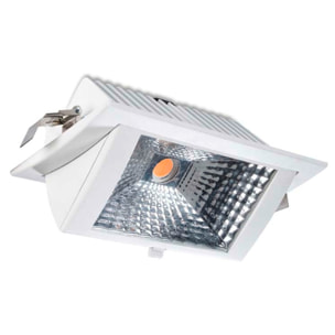 LEDS C4 Downlight Out Square 44.8W 4000K Cri 80 93.1º Blanco Ip23 4213Lm