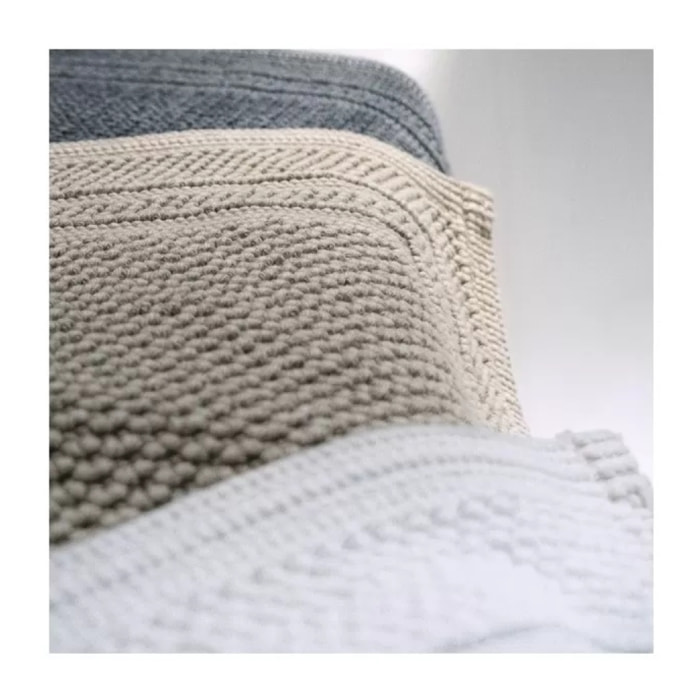 Tapis de bain Coton FLAIR 50x80cm Bleu denim Elements by Spirella