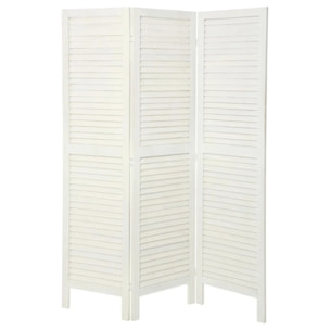 Paravent bois - beige H170 cm