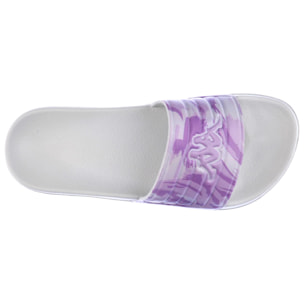 Kappa - Ciabatte Donna Bianco - Logo Sartwow