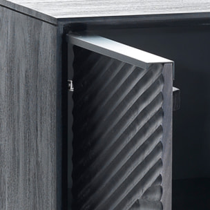 Tomasucci buffet 4 portes HORO Noir