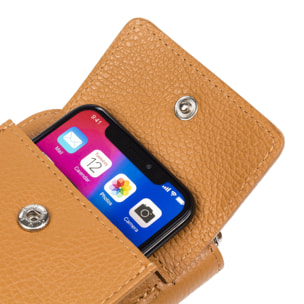 Carmina Cartera Mujer Mujer.Piel auténtica Dollaro.