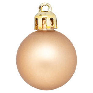 Boule de Noël plastique 30mm x18 nude