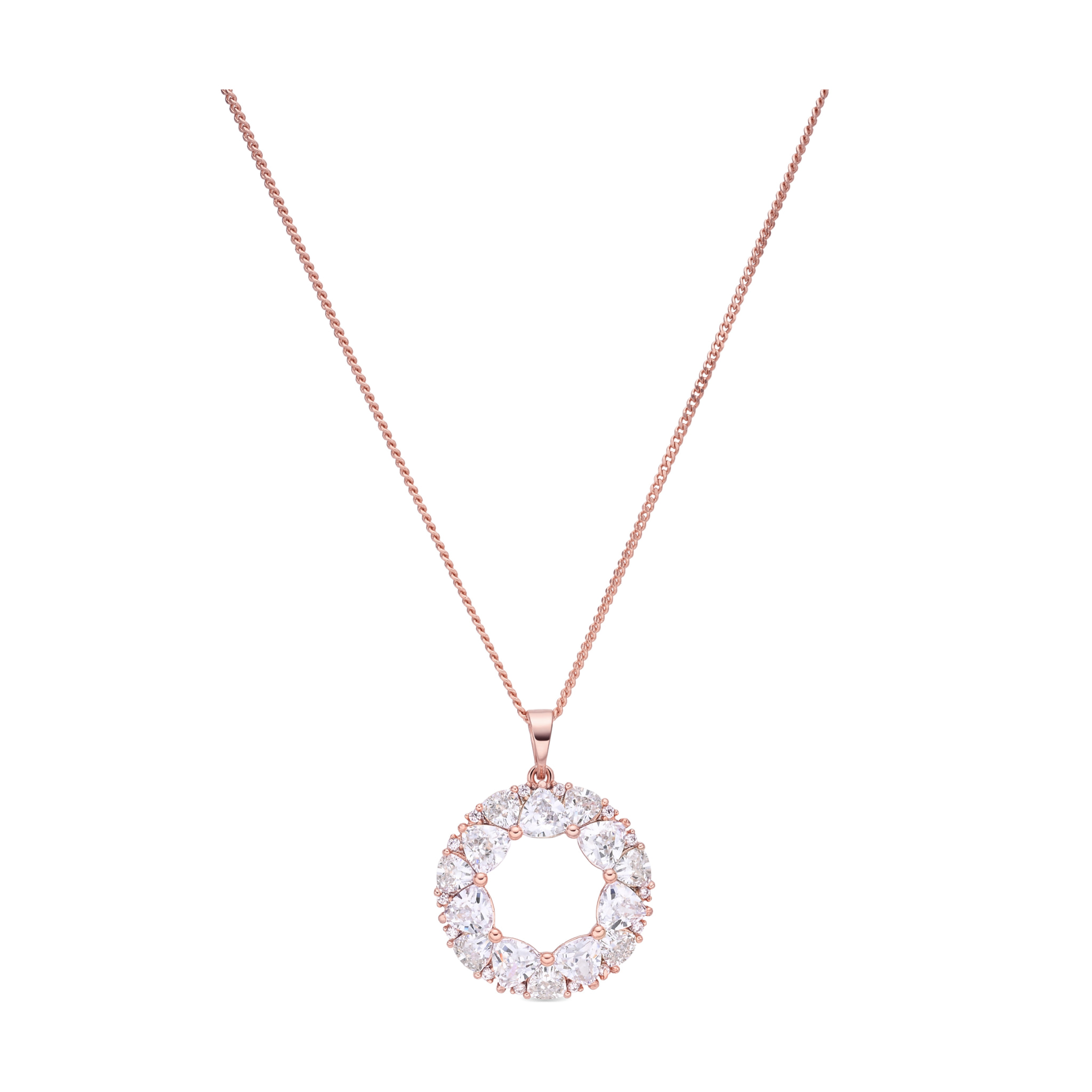 Collar Baenta acabado oro rosa 18k