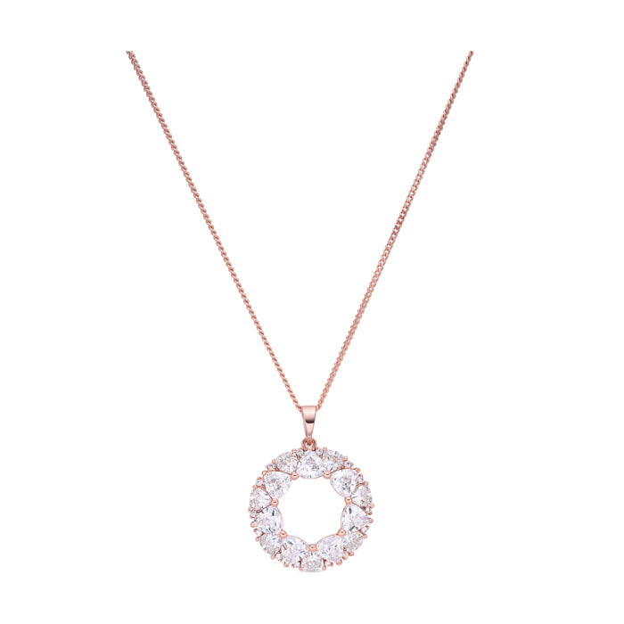 Collar Baenta acabado oro rosa 18k
