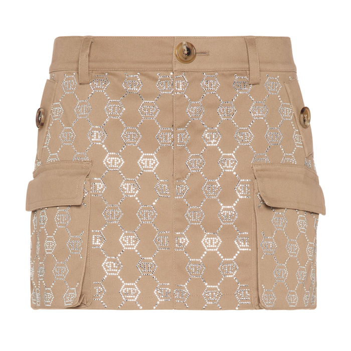 PHILIPP PLEIN Mini Skirt MONOGRAM