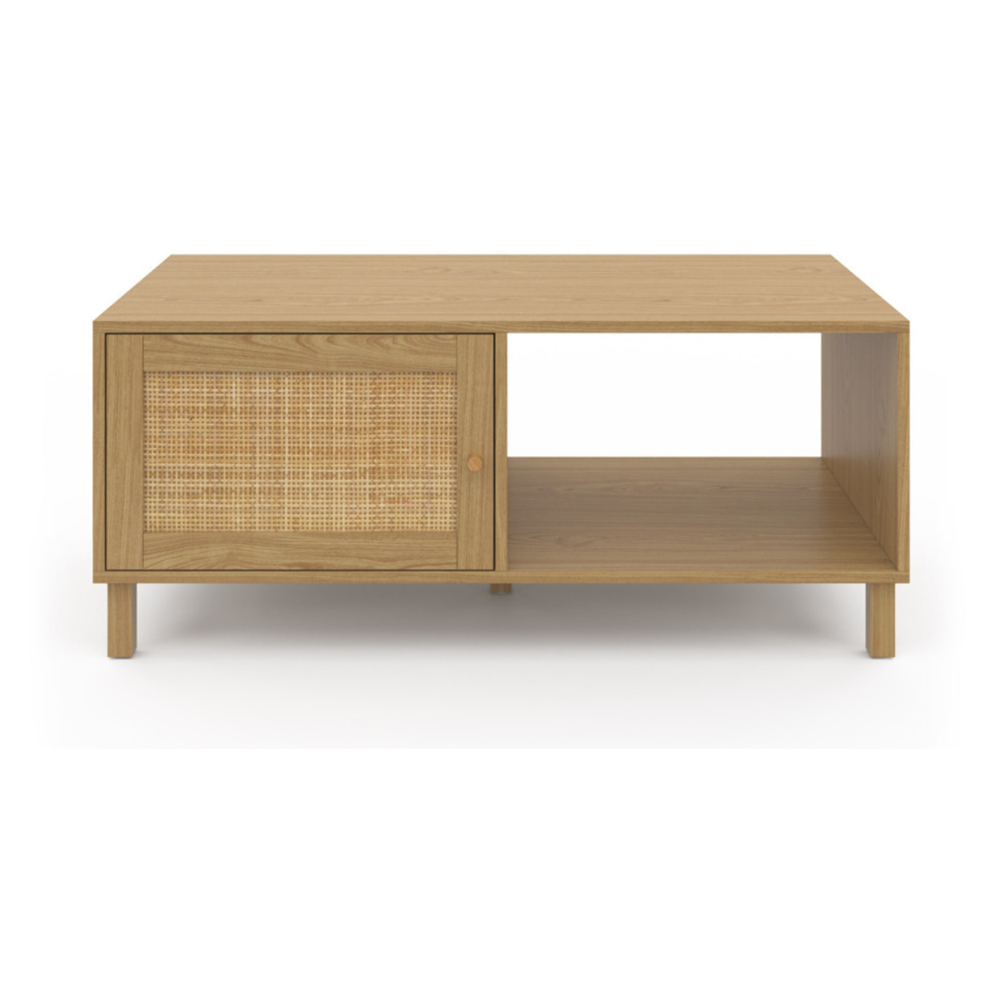 Table basse Erin en cannage