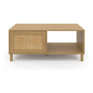 Table basse Erin en cannage