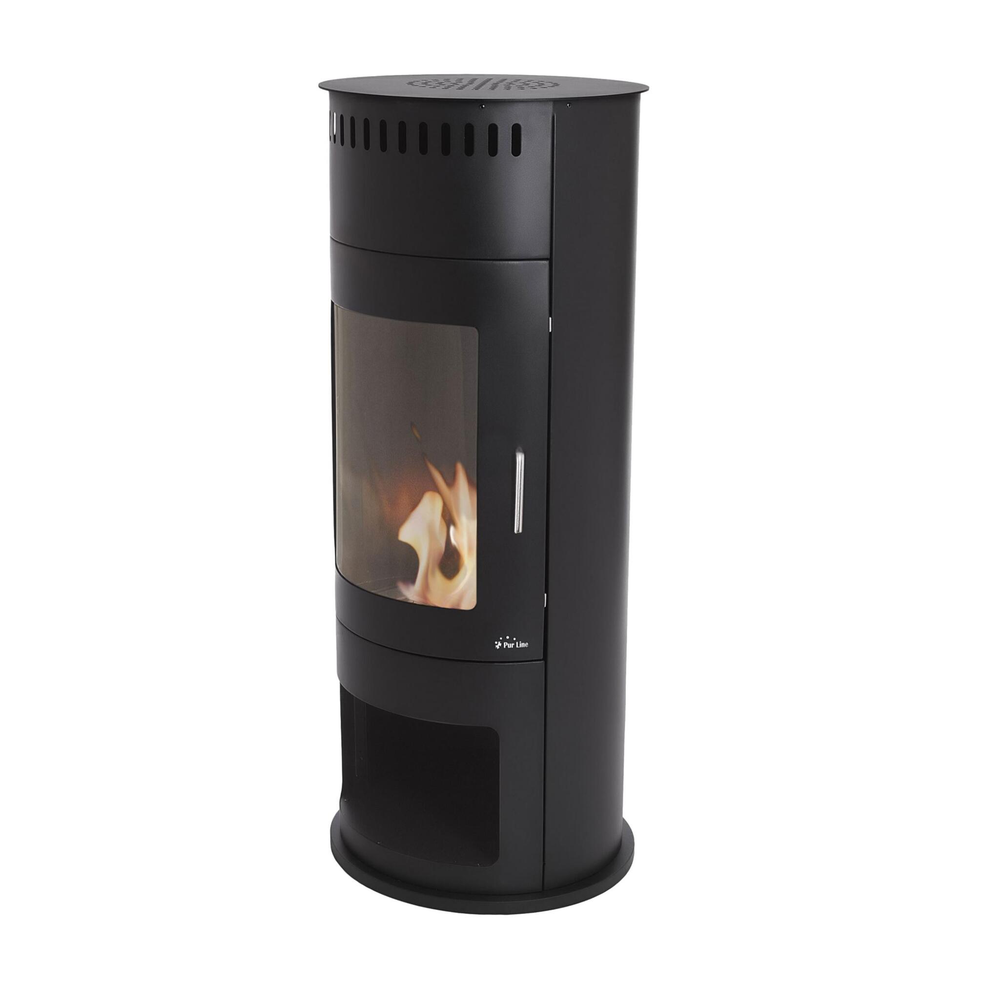 Estufa de etanol en acero con puerta de cristal templado BESTFIRE B PURLINE 3000 W