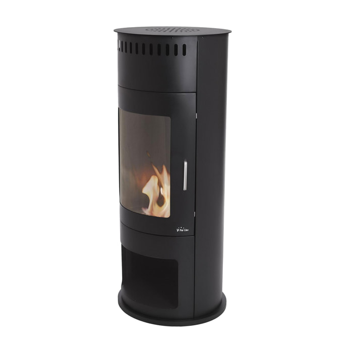 Estufa de etanol en acero con puerta de cristal templado BESTFIRE B PURLINE 3000 W